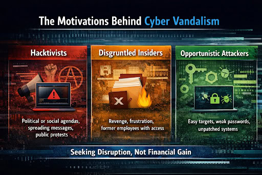 what is cyber vandalism